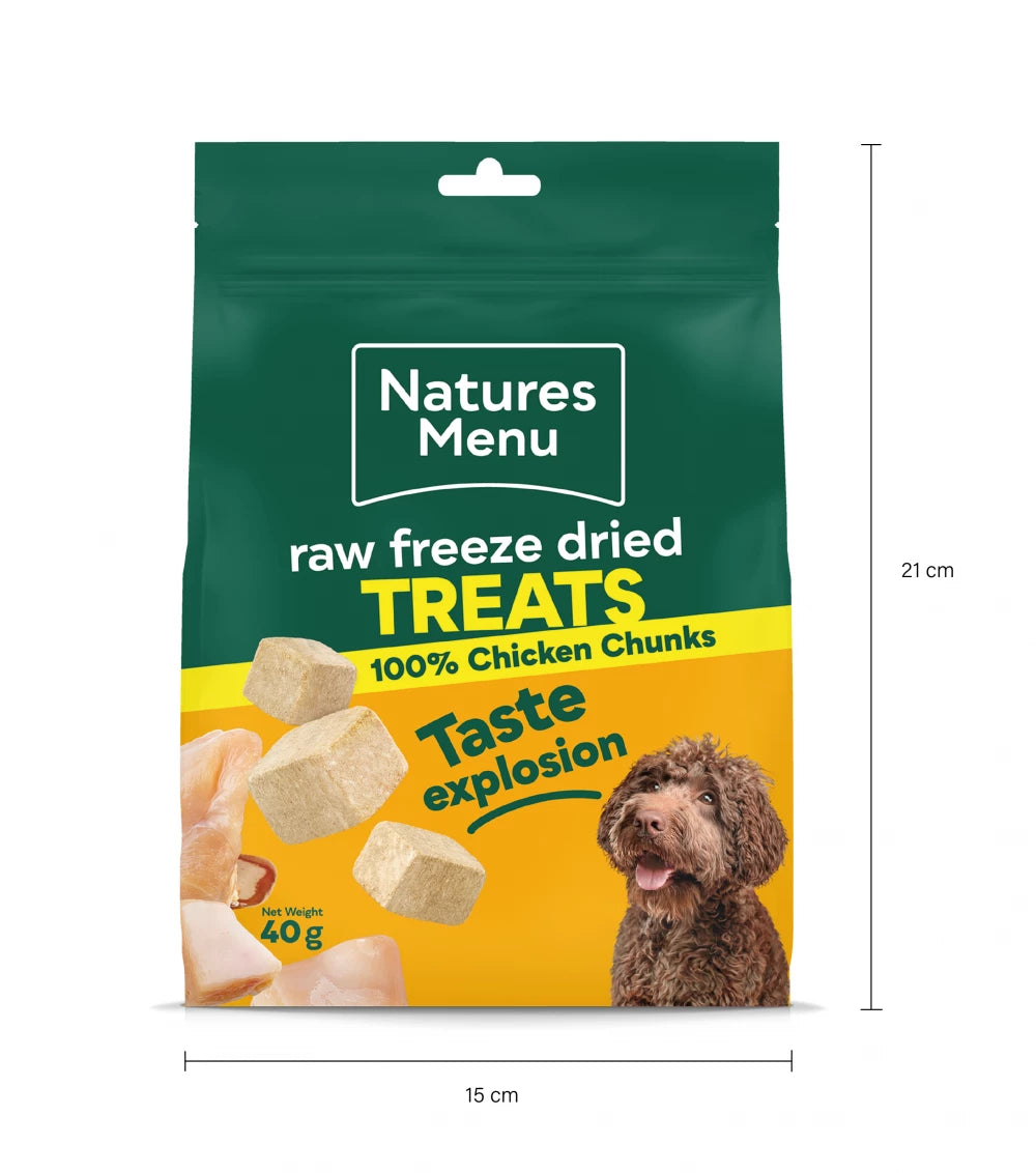 Freeze Dried Meat Chunks Chicken Chunks For All Dogs