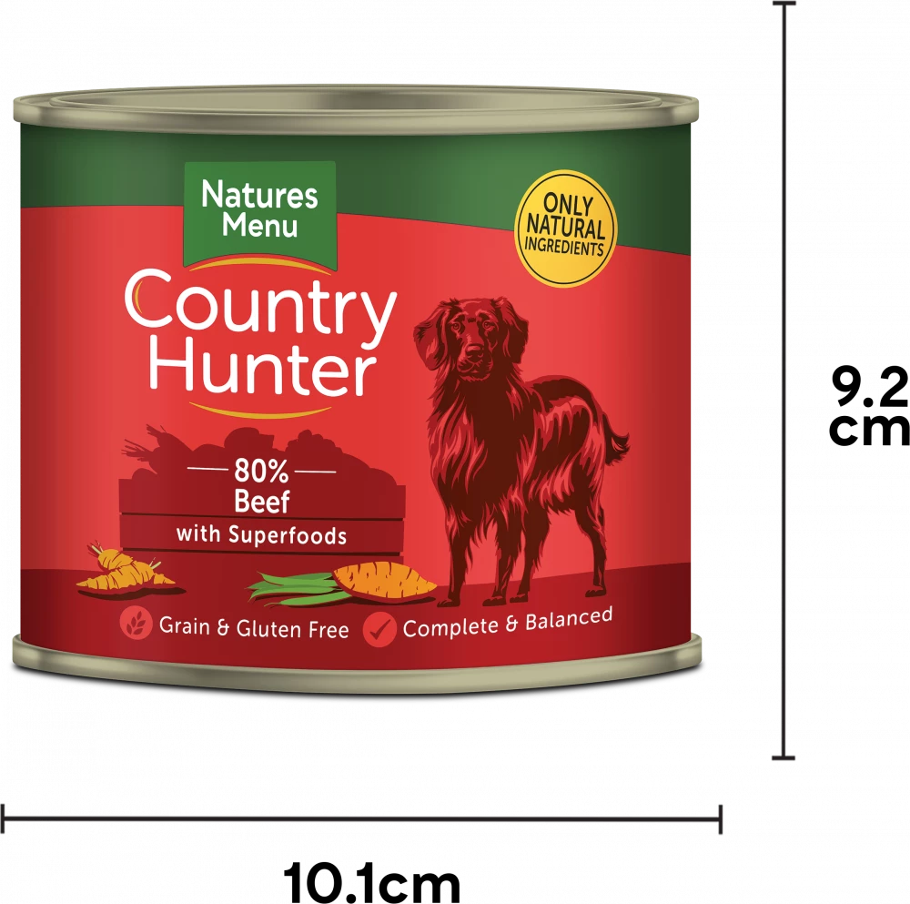 Country Hunter Cans Beef with Superfoods For Adult Dogs