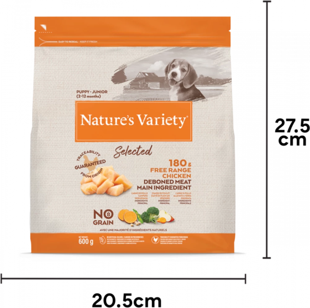 Selected Dry FREE RANGE CHICKEN For Puppies