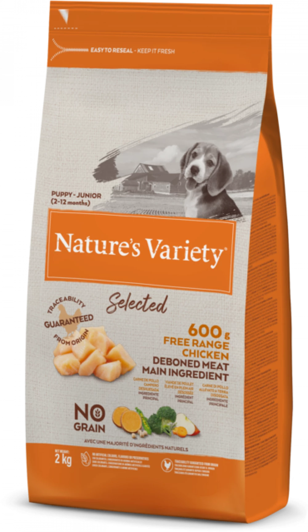 Selected Dry FREE RANGE CHICKEN For Puppies