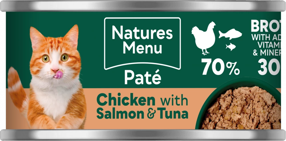Chicken with Salmon & Tuna For Adult Cats