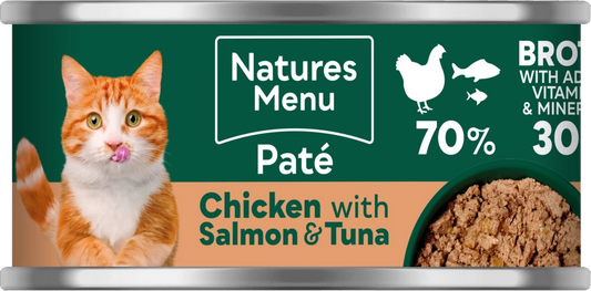 Chicken with Salmon & Tuna For Adult Cats