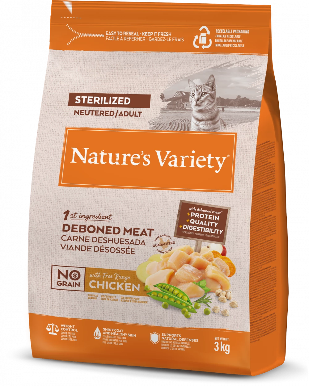 Selected Dry Free Range Chicken For Adult Cats