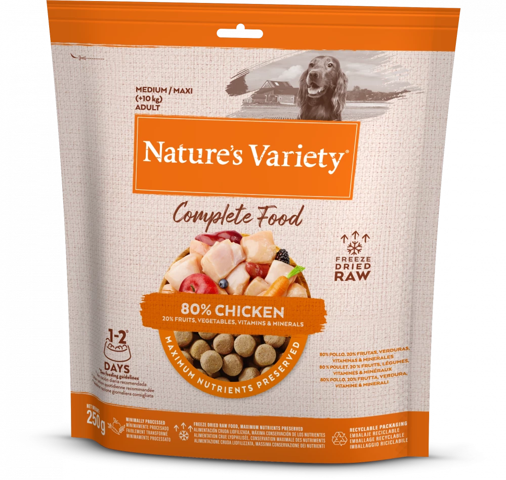 Complete Freeze Dried Food Chicken For Adult Dogs