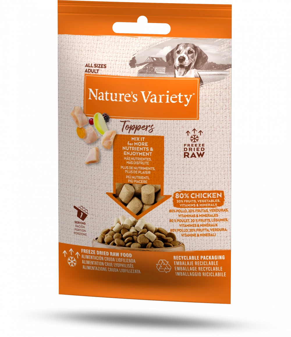 Complete Freeze Dried Food Chicken Toppers For Adult Dogs