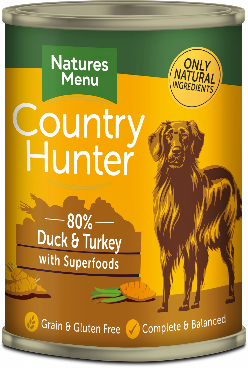 Country Hunter Cans Duck and Turkey with Superfoods For Adult Dogs