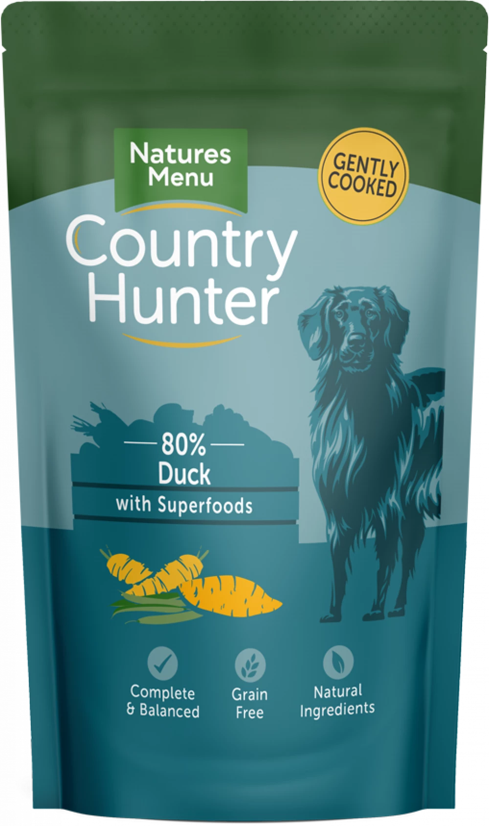 Country Hunter Dog Pouches Succulent Duck For Adult Dogs