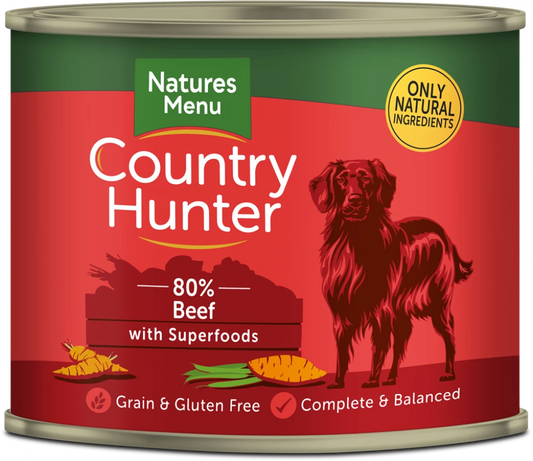 Country Hunter Cans Beef with Superfoods For Adult Dogs