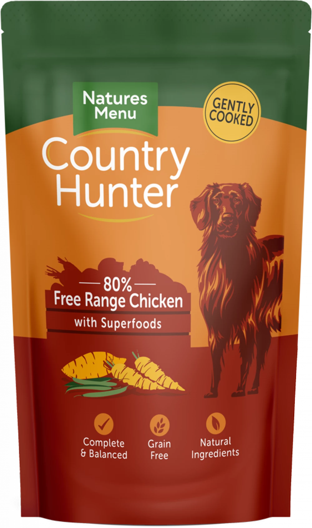 Country Hunter Dog Pouches Free Range Chicken For Adult Dogs