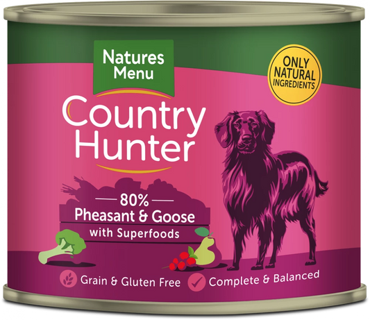 Country Hunter Cans Pheasant and Goose with Superfoods For Adult Dogs