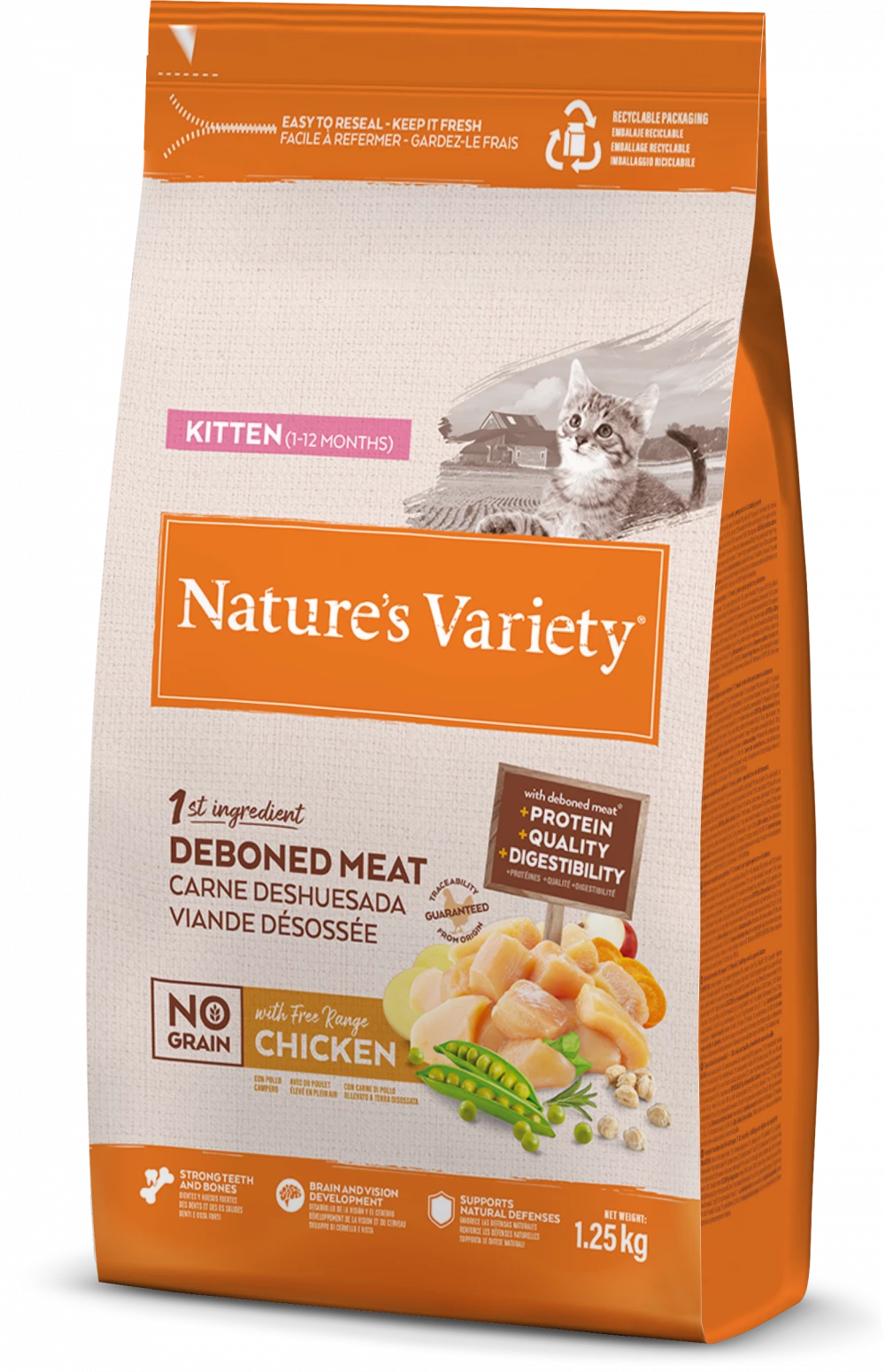 Selected Dry FREE RANGE CHICKEN For Kittens