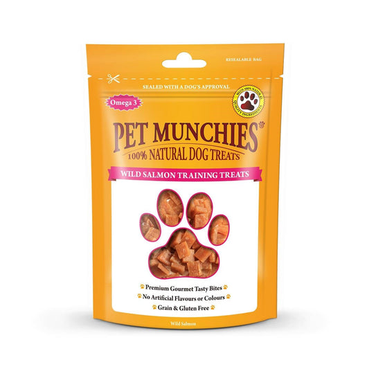 Pet Munchies Dog Training Treats Wild Salmon 50g x 8