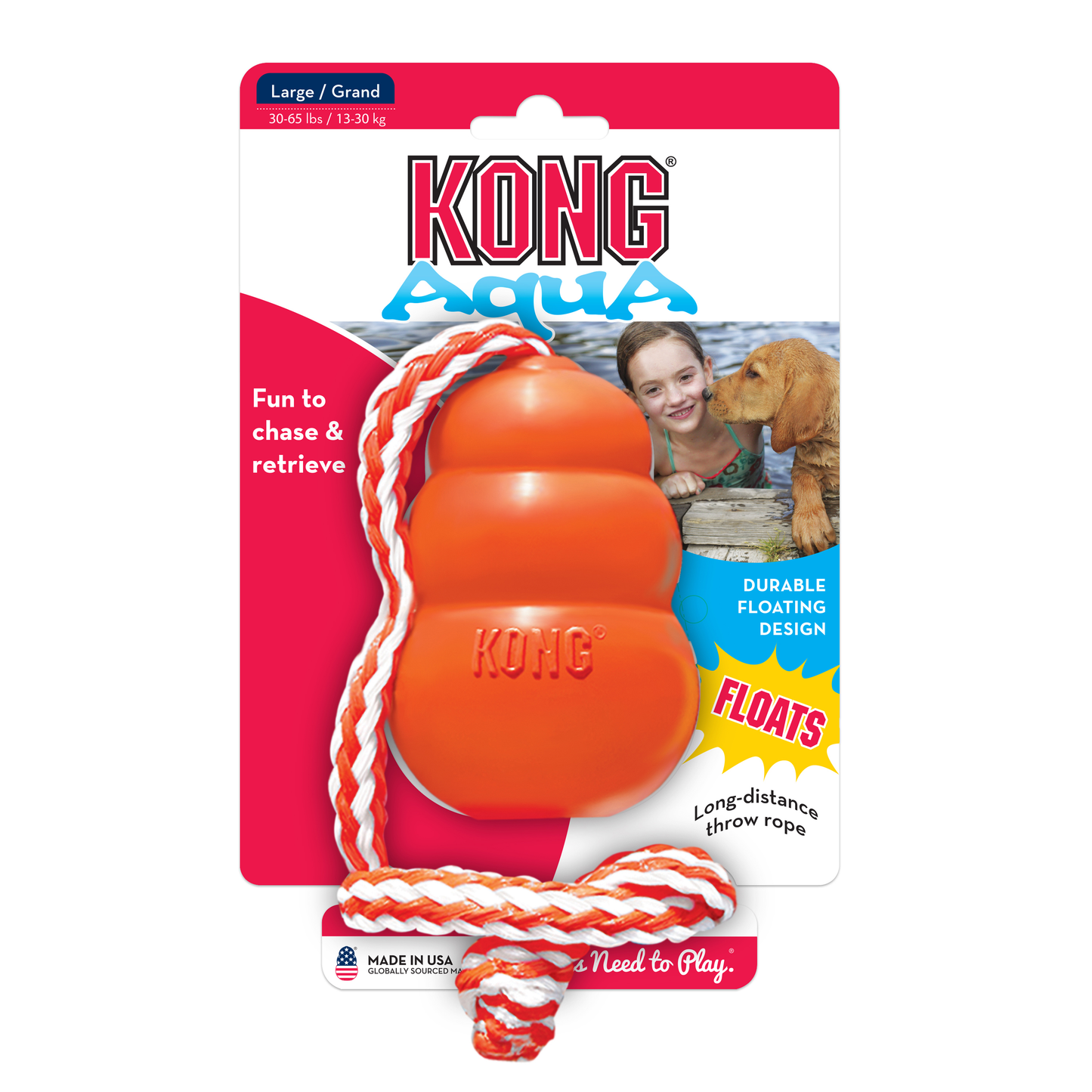 KONG Aqua (Floating Retrieval Toy) Large x 1