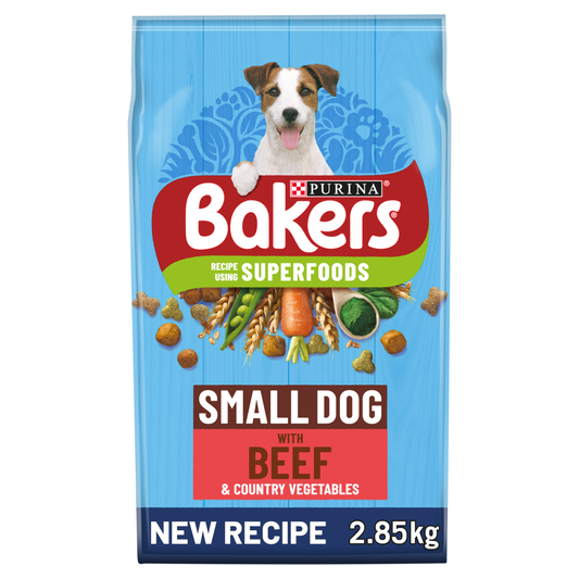Bakers Complete Small Dog - Beef & Veg 2.7kg