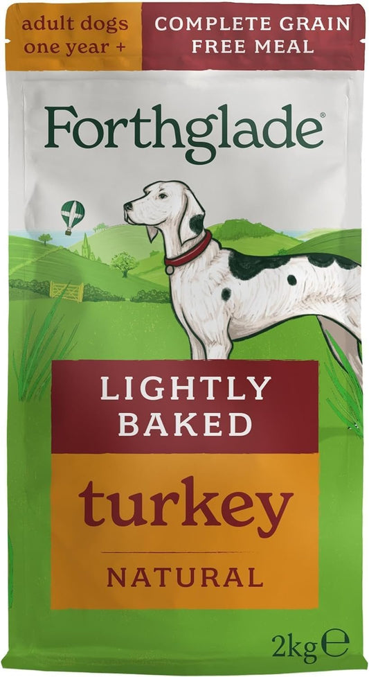 Forthglade Complete Grain Free Lightly Baked Turkey 2kg