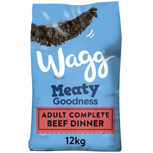 Wagg Complete Meaty Goodness Beef Dinner 12kg