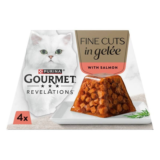 Gourmet Revelations Pots Salmon in Jelly 57g 4pk x 6