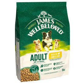 James Wellbeloved Adult Dog - Lamb & Rice 15kg