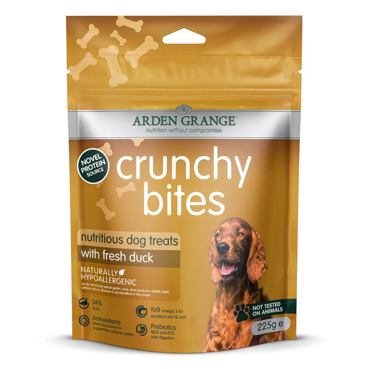 Arden Grange Crunchy Bites - Duck 225g x 10