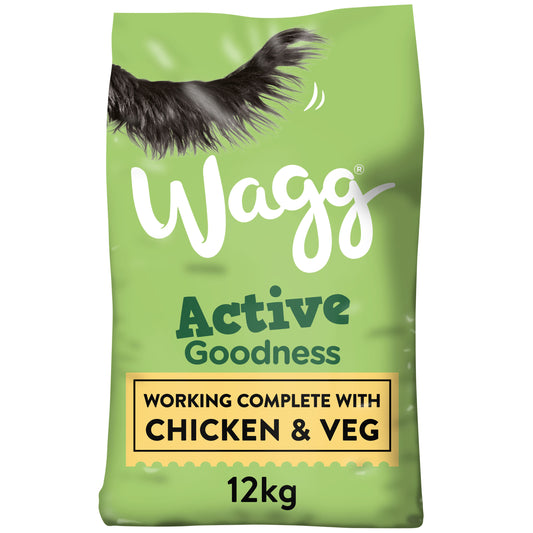 Wagg Active Goodness Chicken & Veg 12kg [Zero VAT]