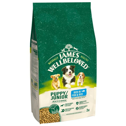 James Wellbeloved Puppy - Fish & Rice 2kg