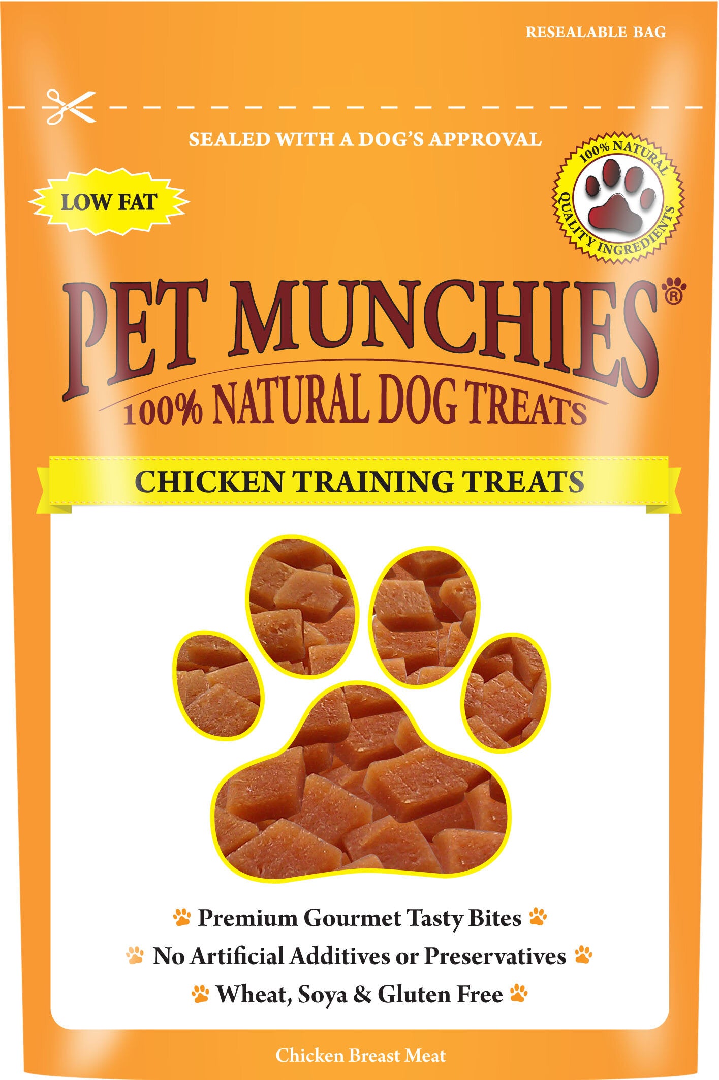 Pet Munchies Dog Training Treats Chicken 50g x 8