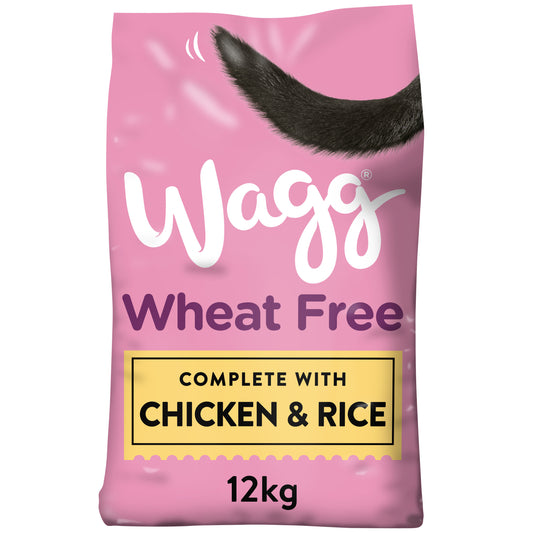 Wagg Wheat Free Complete Chicken & Rice Dry Dog Food 12kg
