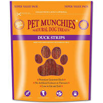 Pet Munchies Dog Treats - Duck Strips 320g x 3