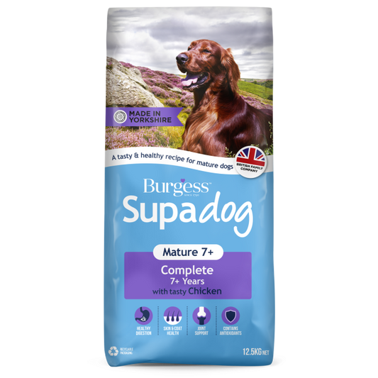 Burgess Supadog Mature Dog Chicken 12.5kg