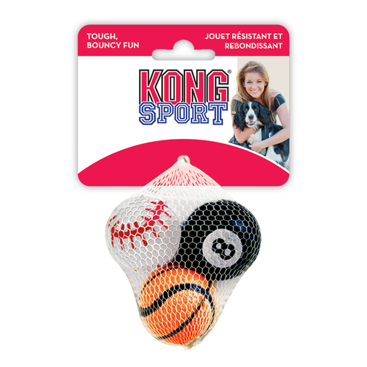 KONG Sport Balls Small 2" Net of 3 x 1