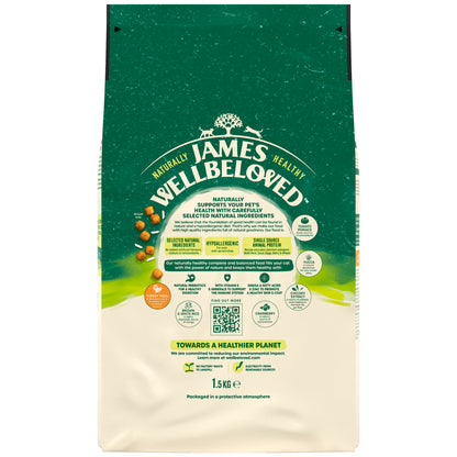 James Wellbeloved Adult Cat - Turkey & Rice 1.5kg x 1