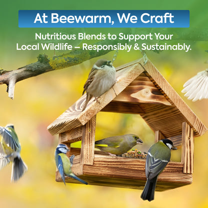 5L Bag No Mess Seeds Mix - Beewarm Wild Birds Food