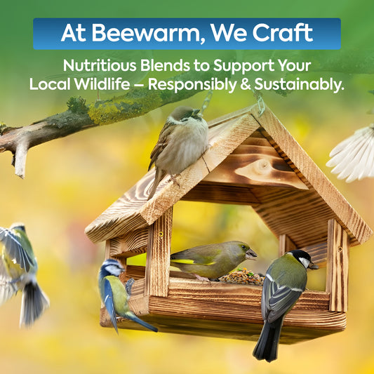 3L Tub No Mess Seeds Mix - Beewarm Wild Birds Food