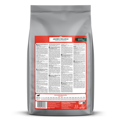 Arden Grange Adult Dog Grain Free Light/Senior Chicken & Superfoods 12kg