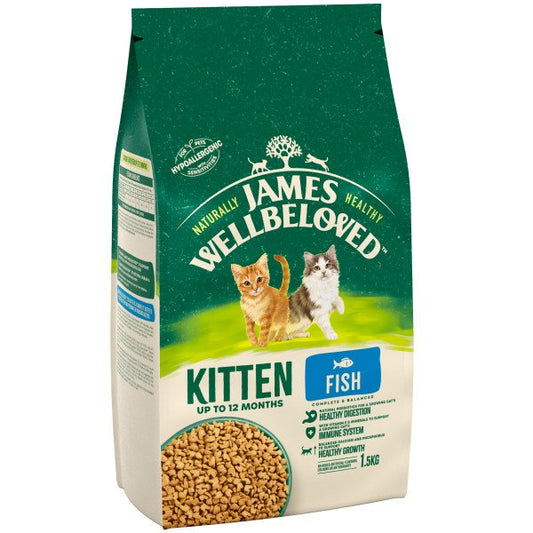 James Wellbeloved Kitten - Fish & Rice 1.5kg x 1