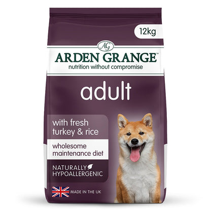Arden Grange Adult Dog Turkey & Rice 12kg