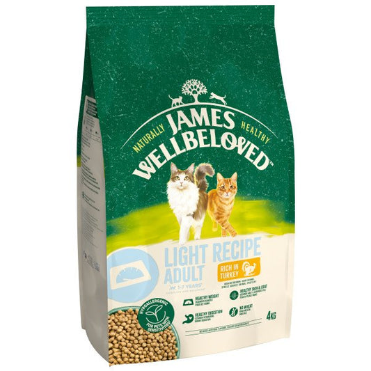 James Wellbeloved Cat Light - Turkey & Rice 4kg x 1