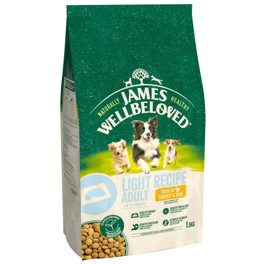 James Wellbeloved Dog Light - Turkey & Rice 1.5kg