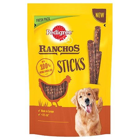 Pedigree Rancho Sticks Chicken Liver 60g x 10