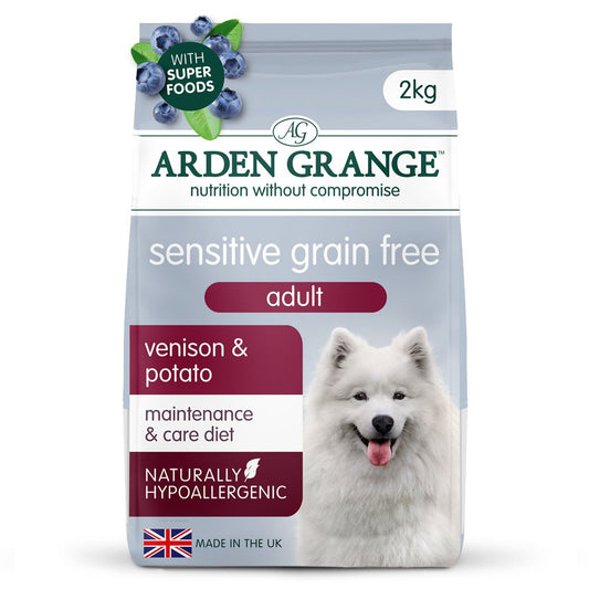 Arden Grange Sensitive GRAIN-FREE Adult - Venison & Potato 2kg