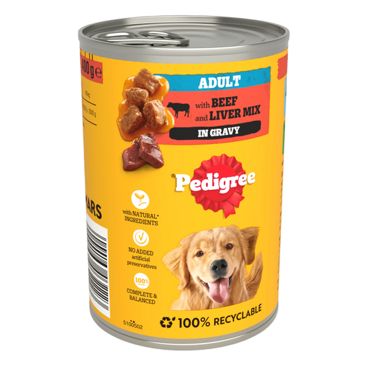 Pedigree Can Adult - Beef in Gravy 400g x 12pk