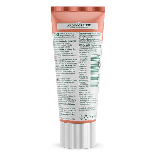 Arden Grange Tasty SALMON Treat Paste 75g x 1