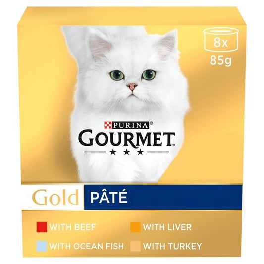 Gourmet Gold Cat Can Pate Recipes 85g 8pk x 6