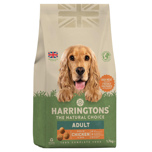 Harringtons Dry Adult Dog Food Rich in Chicken & Rice 1.7kg