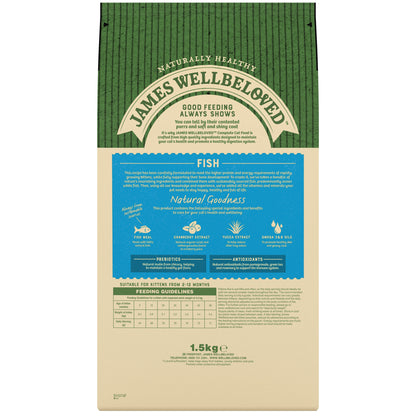 James Wellbeloved Kitten - Fish & Rice 1.5kg x 1