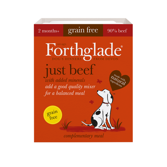Forthglade Dog Tray Just Beef 395g x 18