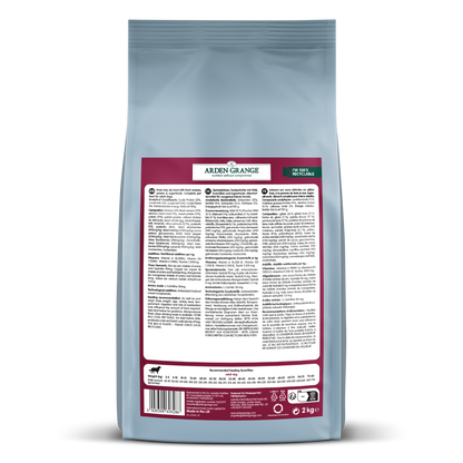 Arden Grange Sensitive GRAIN-FREE Adult - Venison & Potato 2kg