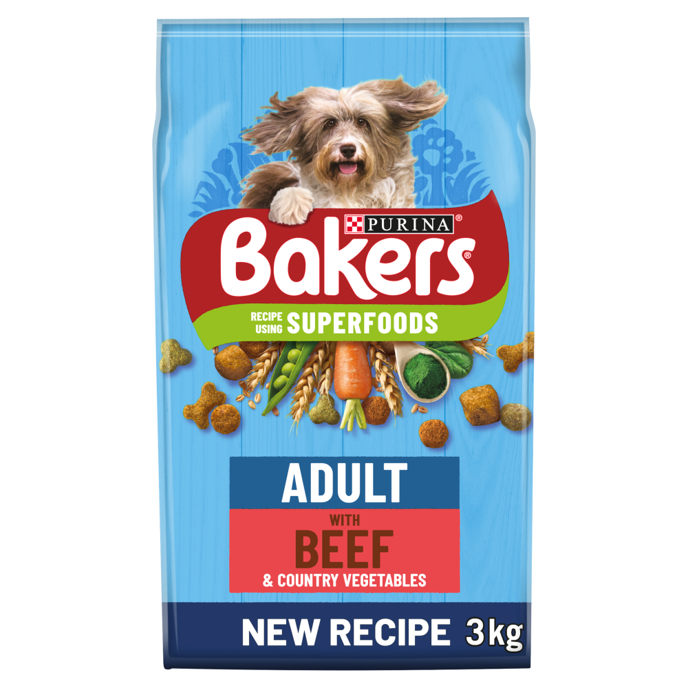 Bakers Adult - Beef & Veg 3kg