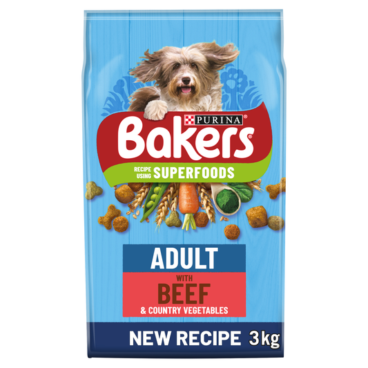Bakers Adult - Beef & Veg 3kg