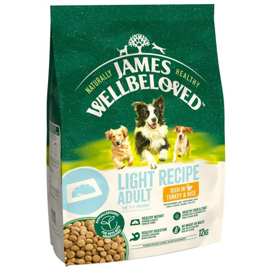 James Wellbeloved Dog Light - Turkey & Rice 12kg